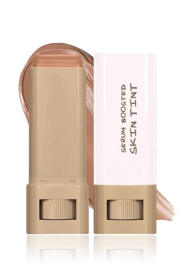 Euphily Solid Moisturizer Balm Serum for Boost Skin Tint, Multiuse and Lightweight Solid Tinted Hydrating Foundation Stick for Women, Natural Makeup for Foundation and Contour Concealer (#06) - Image 1